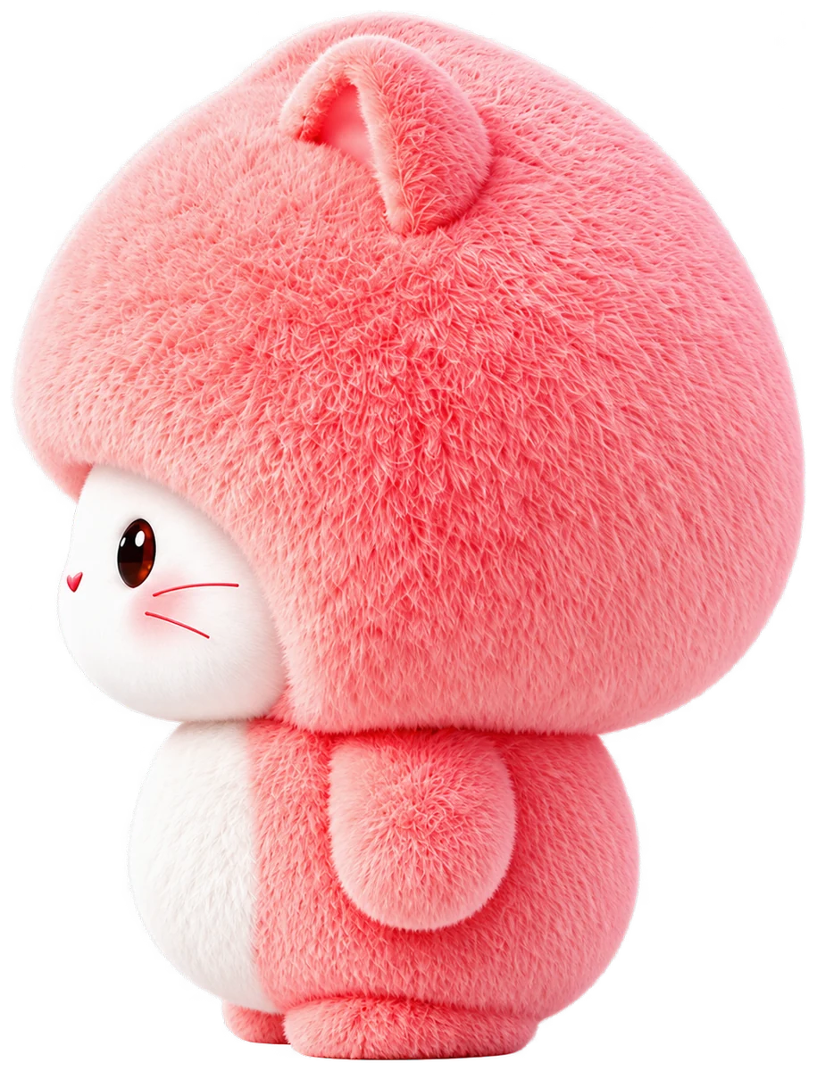 MIAO TAO TAO plush, side view
